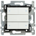 Interrupteur 4 boutons Niko White 101 RG