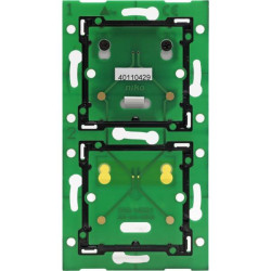 Home Control platine double vert. 60mm