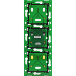 Home Control platine triple vert. 60mm