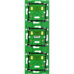 Home Control platine triple vert. 71mm