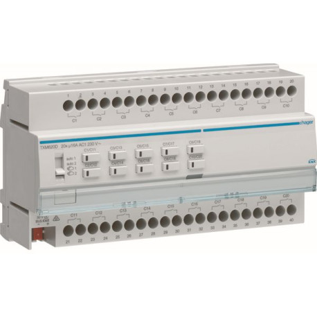 Module de sortie 20 contacts 16A char.ca