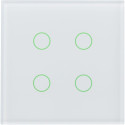 Interrupteur Intelligent verre Blanc, 4