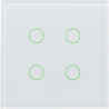 Interrupteur Intelligent verre Blanc, 4