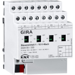 Unité de commande 1 - 10 V 4x manuel KNX
