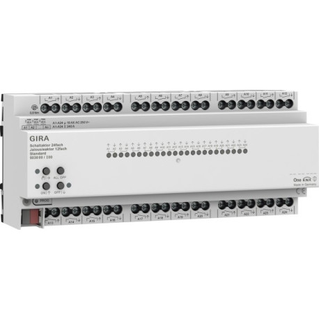 Act. commut/store 24x/12x16A DIN Std KNX