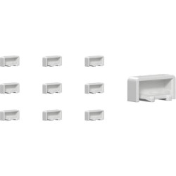 10 x eindkap faserail