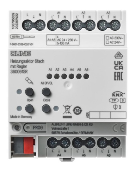 KNX VERWARMINGSACTOR 6 VOUDIG