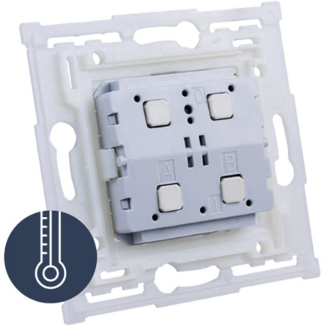 KNX TP drukknopinsert + temp 420.1