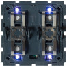 Interrupteur 1 à 4 bouton BTicino LN RGB