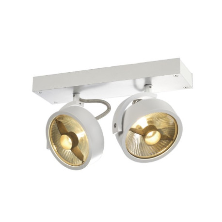 KALU 2 QPAR Plaf blanc mat ES111 2x75W