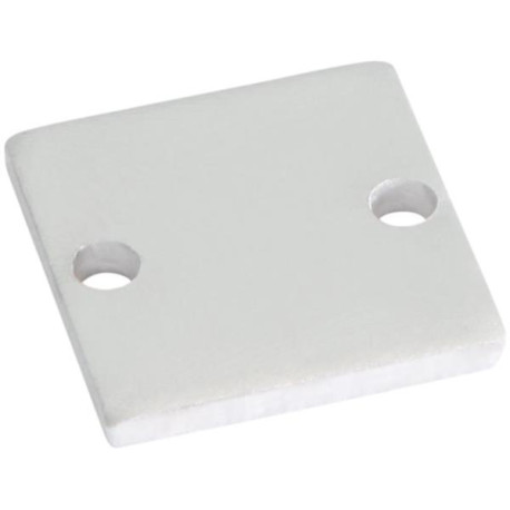 Embout plat blanc Profil S-Line Stand