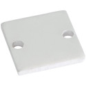Embout plat blanc Profil S-Line Stand