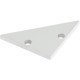 Embout plat blanc Profil S-Line Corner