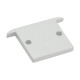 Embout plat blanc Profil S-Line Rec