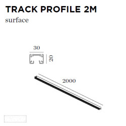 TRACK PROFILE 2M blanc