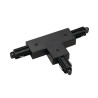 Connexion-T 1-phase noir terre gauche