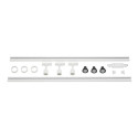 1-phase rail set blanc 2x1m 3xPURI + LED
