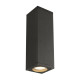 THEO UP-DOWN OUT carré anthr GU10 2x35W