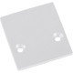 EMBOUT PLAT POUR ALU PROFIL BLANC