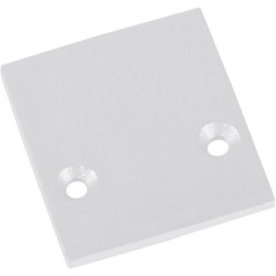 EMBOUT PLAT POUR ALU PROFIL BLANC