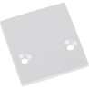 EMBOUT PLAT POUR ALU PROFIL BLANC