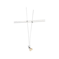 Armature sur câble GX5,3 35W chrome