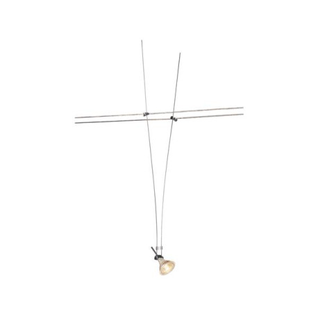 Armature sur câble GX5,3 35W chrome