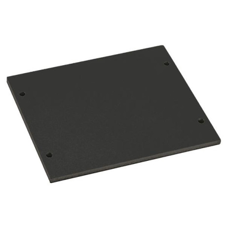 END CAP VLAK VOOR ALU PROFIEL ZWART