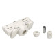 Eutrac adap rail 3PH blanc passe-fil