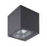 KUBO 2x6W 3000K 30° IP54 Anthracite