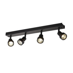 Puri CW quad QPAR51 noir 4x50W