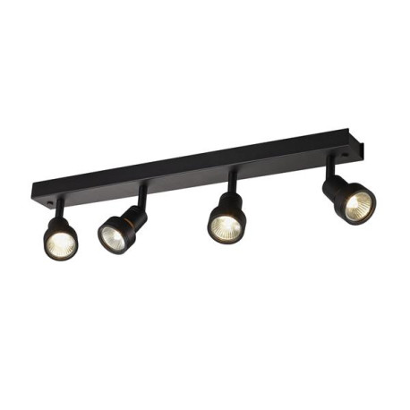 Puri CW quad QPAR51 noir 4x50W