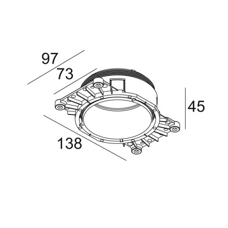 Mounting kit R82 trimless O.F.A.