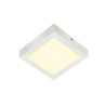 Senser 18 LED carré blanc 3000K