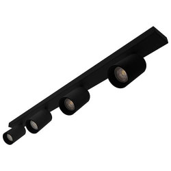 RIVA 4 GU10 MAX 4x10W PAR16 Noir mat