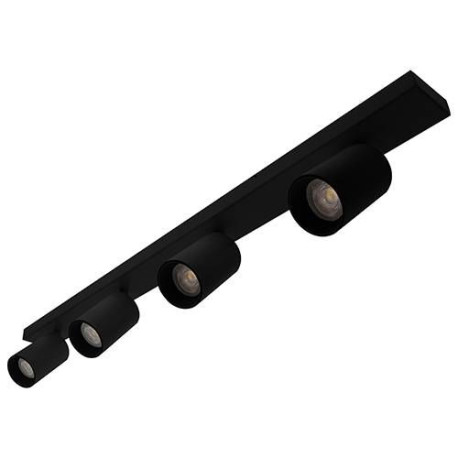 RIVA 4 GU10 MAX 4x10W PAR16 Noir mat