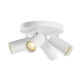 Asto Tube 3  Round plafond 4x10W blanc