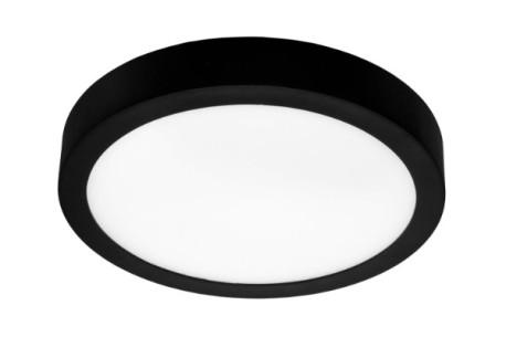 MOON CCT + SENSOR 18W 240mm BLACK IP54