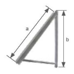 Support de façade Lumière 1.3m kit faisc