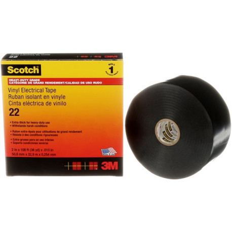 22 RUBAN PVC 51MMX33M SCOTCH NOIR