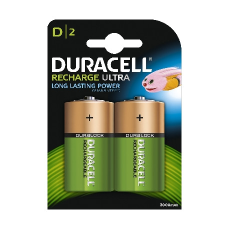 DURACELL RECHARGE ULTRA D (x2)