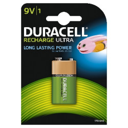 DURACELL RECHARGE ULTRA 9V (x1)