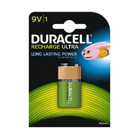 DURACELL RECHARGE ULTRA 9V (x1)
