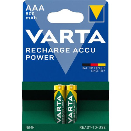 Pile RECH.ACCU POWER AAA 800mAh (2)