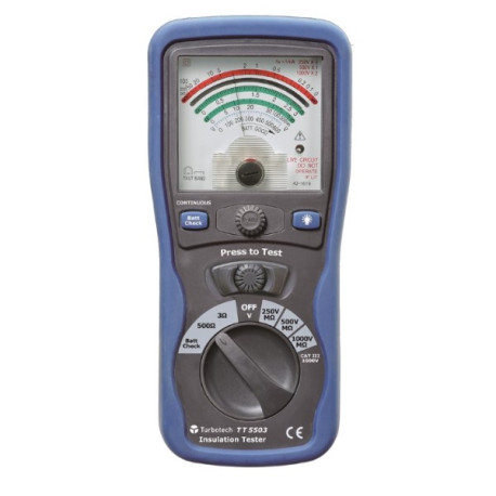 Testeur d'isolement analogique 60 GOhm