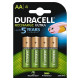 DURACELL RECHARGE ULTRA AA (x4)