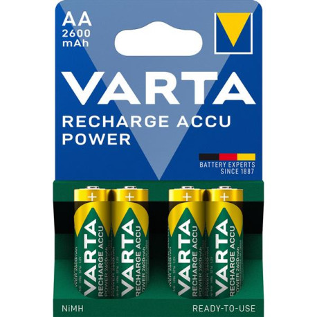 Pile RECH.ACCU POWER AA 2600mAh (4)