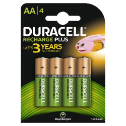 DURACELL RECHARGE PLUS AA (x4)