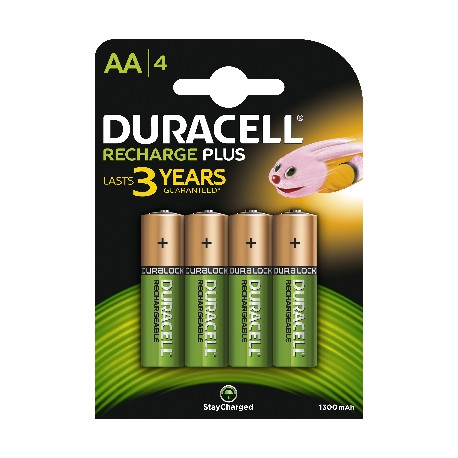 DURACELL RECHARGE PLUS AA (x4)