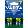 4 PACK RECHARGE PILE POWER AAA 1000mAh